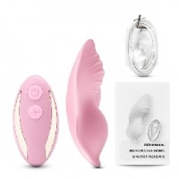 Wearable Panty Vibrator, 7 Speeds, Silicone, w/Remote Control, PINK